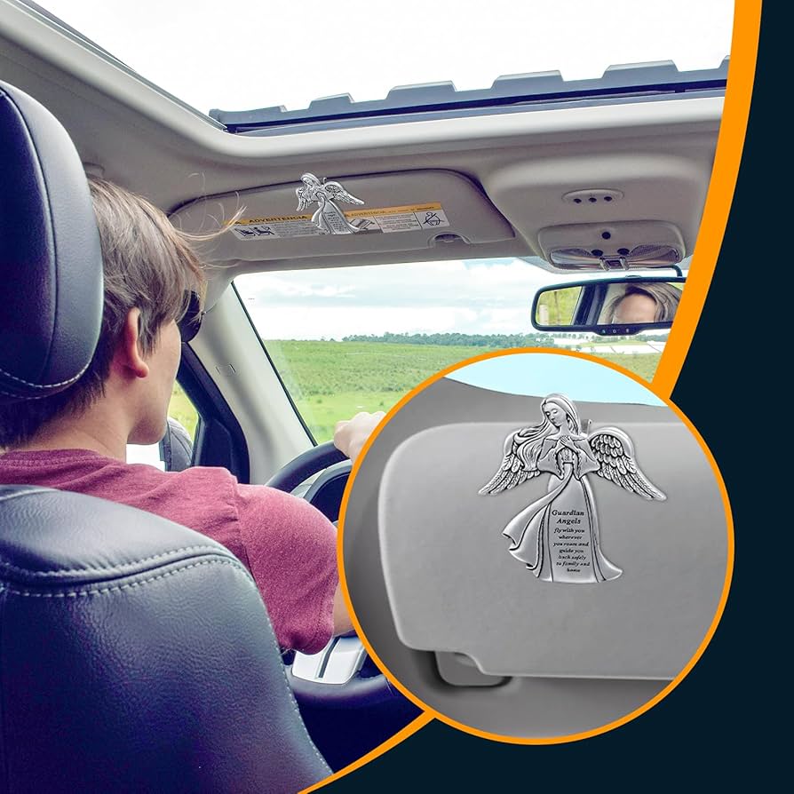 Amazon.com: Guardian Angel Sun Visor Clip: A Symbolic Travel
